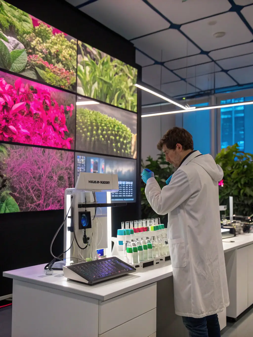 A visually striking image of a biotechnology project at W193, showcasing the potential of biotechnology to address global challenges and improve human health.